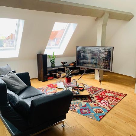 Exklusives Penthouse Im Ehemaligen Bunker Appartement Hannover Buitenkant foto