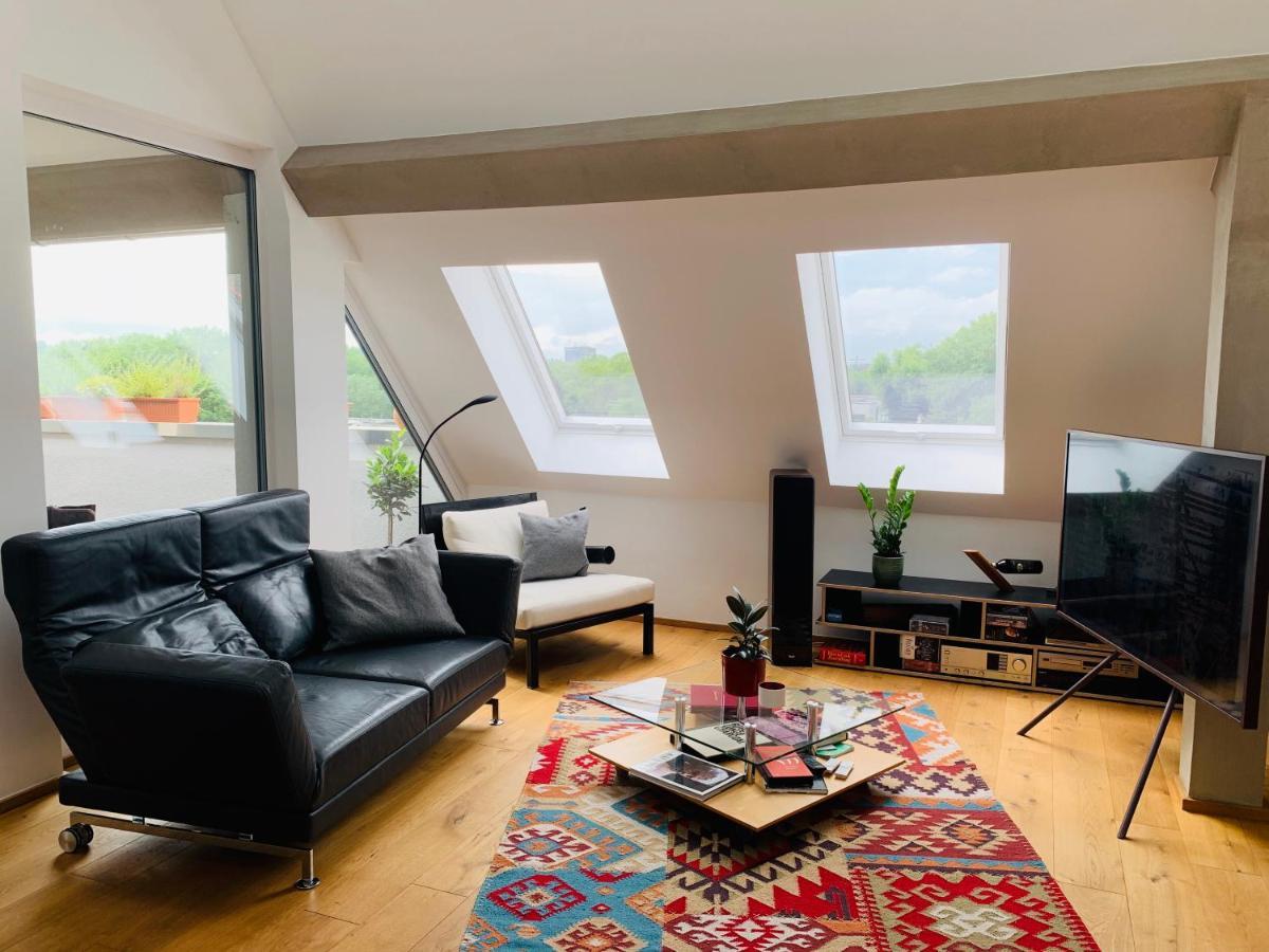 Exklusives Penthouse Im Ehemaligen Bunker Appartement Hannover Buitenkant foto